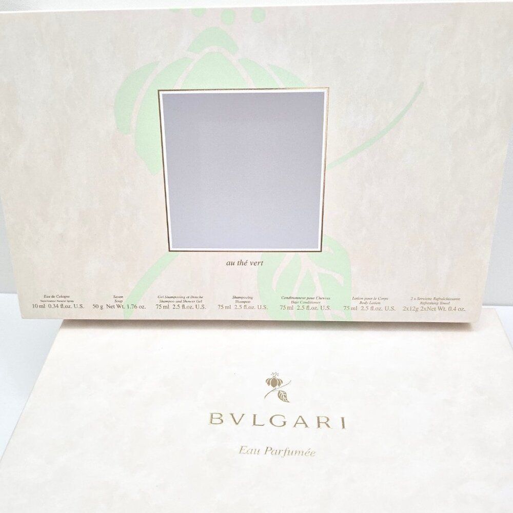 Bvlgari 8 pcs Gift Set Eau Parfumee au the Vert  NEW - Picture 5 of 7